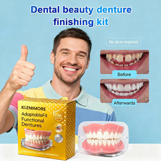 ⏰Ends Today: 70% OFF! 🌎KLENIMORE™ Custom-Fit  Dentures— Designed for Comfort and a Natural-Looking Smile