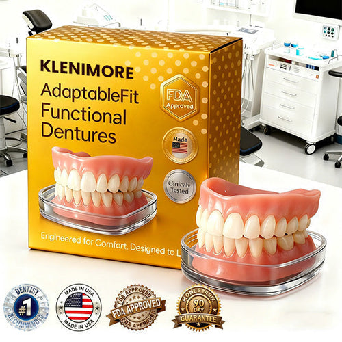 ⏰Ends Today: 70% OFF! 🌎KLENIMORE™ Custom-Fit  Dentures— Designed for Comfort and a Natural-Looking Smile